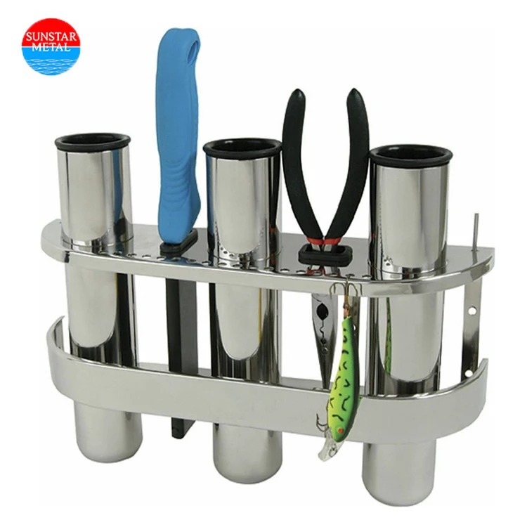 boat fishing rod holder rack