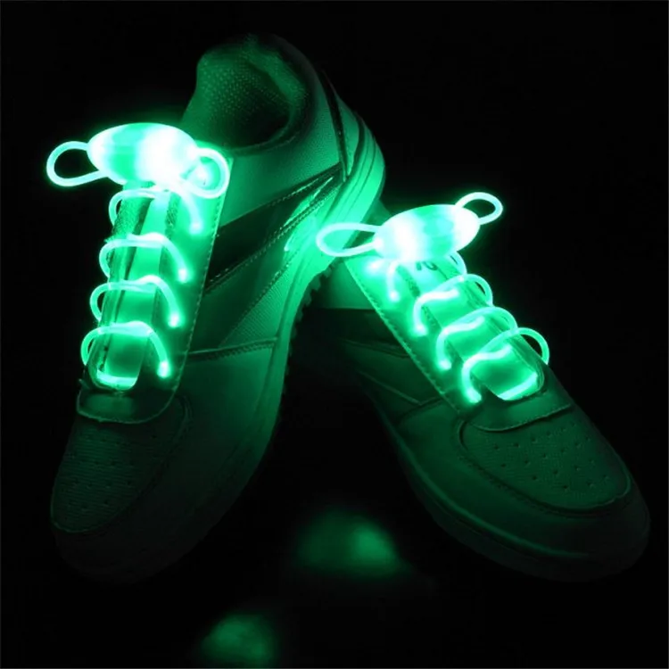LED Flash Luminous Light Up Glow Nylon Strap Shoelace Shoe Laces For Party Disco 