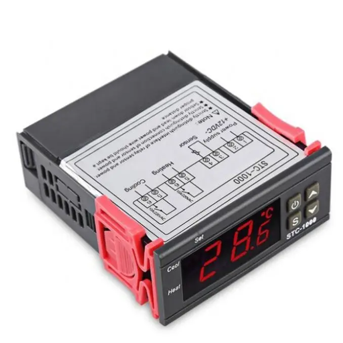 STC-1000 Digital 12V/24V/220V Temperature Controller Thermostat Aquarium Sensor 