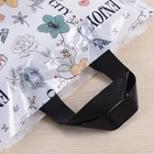 Customized Print Soft Loop Handle Plastic Shopping Bag With Handles