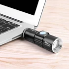 Q5 Torch Q5 Flashlight Led Torches Lights Mini USB LED Flashlight Rechargeable Built-in Battery Q5 Handy Powerful Flashlight 3-Modes Zoomable LED Torch Light Lanterna