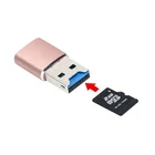 Adapter Sd Card Reader Adapter Super Speed 5Gbps USB 3.0 SDXC Mi SD TF T-Flash Card Reader Adapter