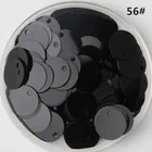 Quick delivery cheap price 30mm flat back pet sequin