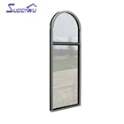 Windows AAMA NFRC 2.0mm Thickness Aluminum Fixed Arched Windows