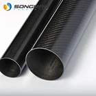Exhaust 100% 3K 50mm 70mm Carbon Fiber Exhaust Tube