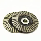 Diamond Ceramic Flap Disc 4'' Abrasive Electroplate Diamond Flexible Flap Disc For Ceramic Glass Diamond Flap Disc