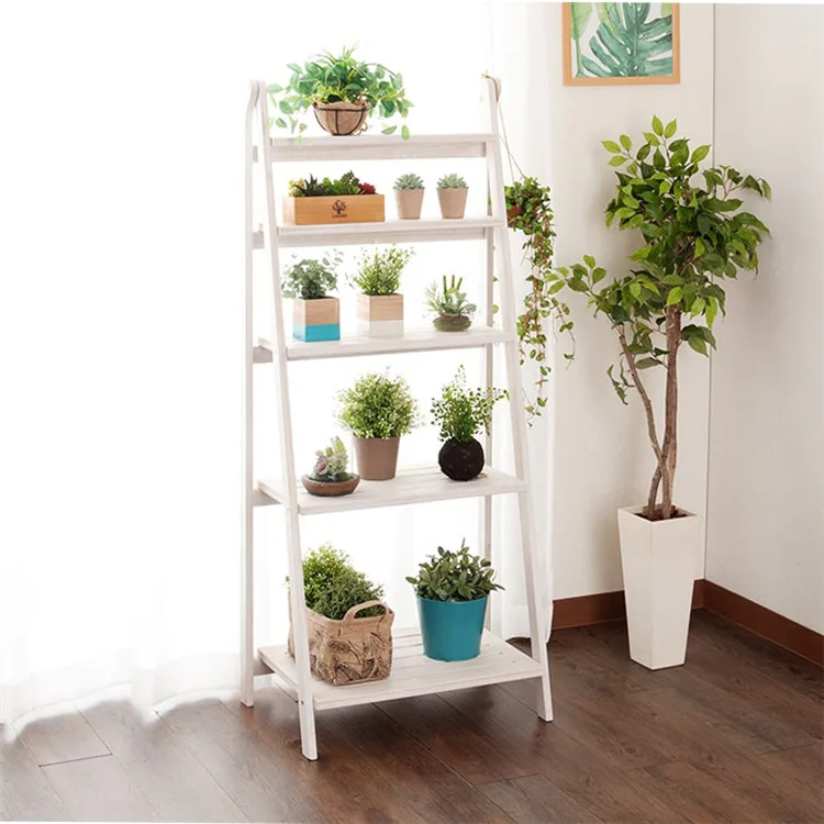 Discount Solid wood multilayer flower shelf