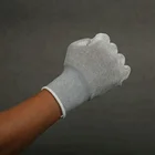Gloves Coated Glove High Quality Esd Carbon Fiber Pu Coated Palm Fit Gloves Guantes De Trabajo