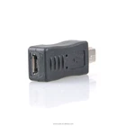Usb Mini Adapter Micro USB Female To Mini USB Male Adapter - Black