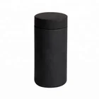 Supplement Jar China Supplier Customized Design Soft Touch Black HDPE Plastic Supplement Jar