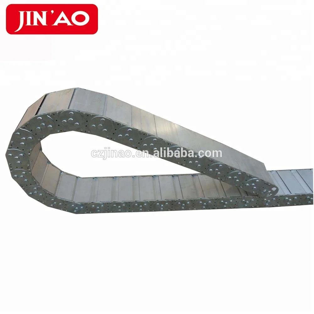 Full Closed Type Stainless Steel Cable Drag Chain Track Cable Support