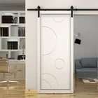 Door Fittings Door Fittings Black-Box-Rail-Barn Door Hardware/ Sliding Door Fittings