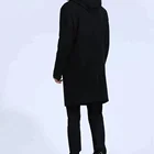 Custom Men Winter Coat Custom Logo Classic Coat Men's Wool Topcoat Long Winter Jacket