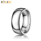 Titanium Ring Ringstitanium High Polished Titanium Wedding Band Ring 8mm Domed Comfort Fit Men Women Ring