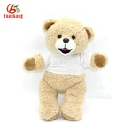 Plush Factory Custom Cute Mini Plush Teddy Bear With T Shirt For Sublimation For Company Souvenirs