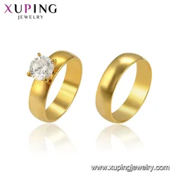 R-91xuping anillos de compromiso gold lover jewelry anillos de oro de dise couple wedding rings