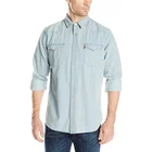 Denim Shirt Shirts Shirts 2019 Super Popular Denim Shirt Blue Faded Slim Fit Casual Jean Shirts For Men