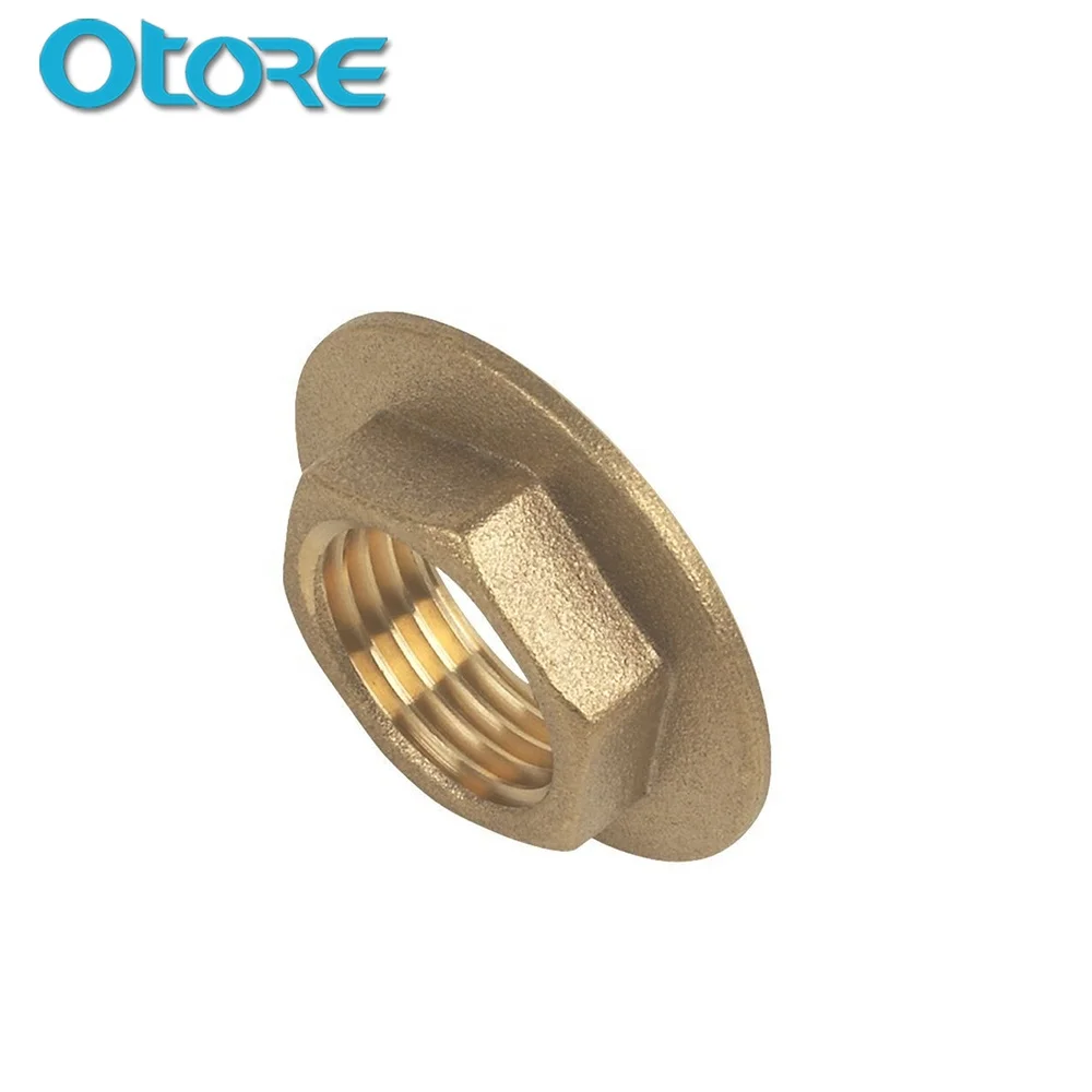 BRASS 1/2" BSP Parallel Threads to BS 2779 NEW   FLANGED HEXAGON BACKNUTS 