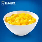 Canned Dices Canned Canned Peaches Zhenxin Canned Food Canned Yellow Peach Dices / Halves / Slices Canned In Syrup