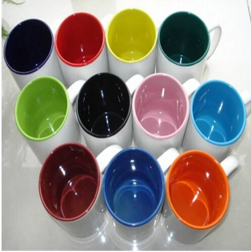 ceramic cup wholesale for sublimation coffee or tea mug OEM color ceramic mug