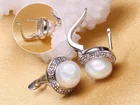 Pearl Necklace Pearls Factory Fashion Freshwater Pearl Necklace And Earring Real Pearl Jewellery Set Fresh Water Cultured Pearl Jewelry Set 925 Silver