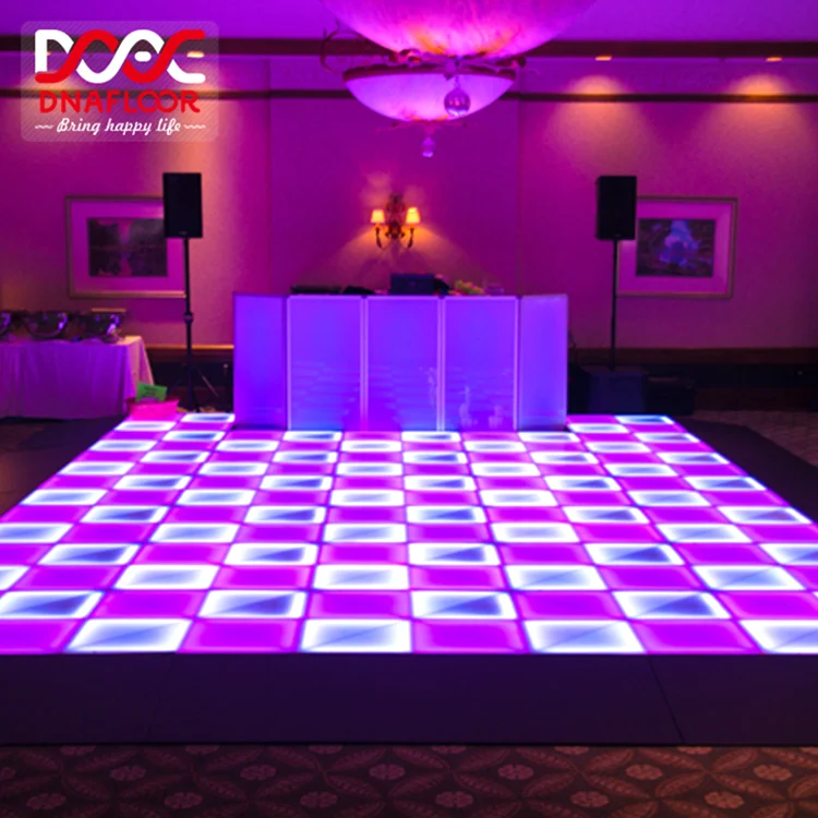 led floor dj