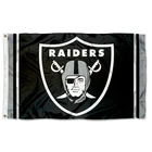 Nfl Custom Polyester Raiders Flags Printing Las Vegas Oakland Raiders Nfl Flag 3x5