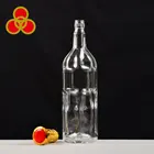 Glass Bottles Glass Glass Bottle Factory Custom Whisky Vodka Brandy Super Flint Wholesale 1 Liter Glass Bottles