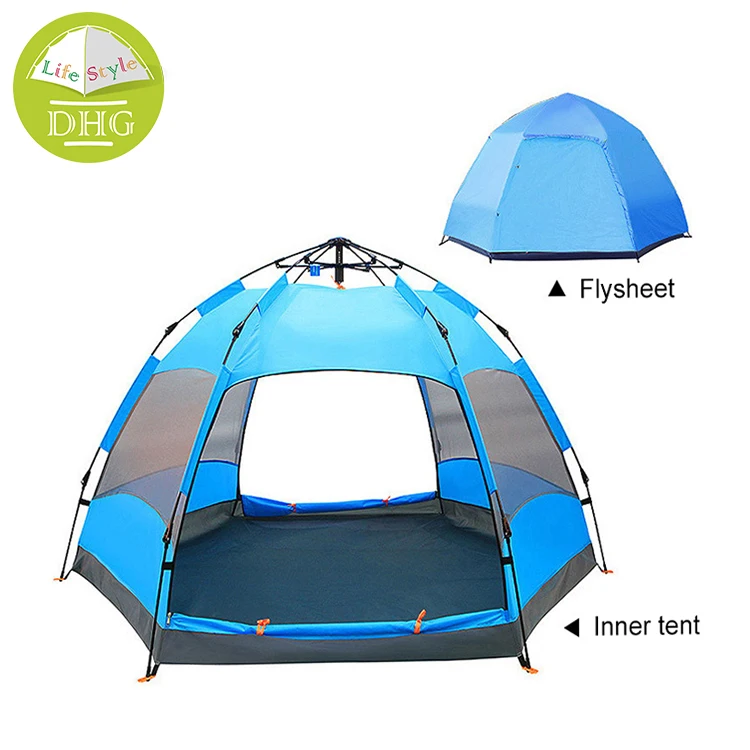 4 Person Custom Logo Double Layer Hexagon Hydraulic Waterproof Outdoor Camping Tent - Buy 4 Person Waterproof Tent,Waterproof Camping Tent,Outdoor Camping Product on Alibaba.com