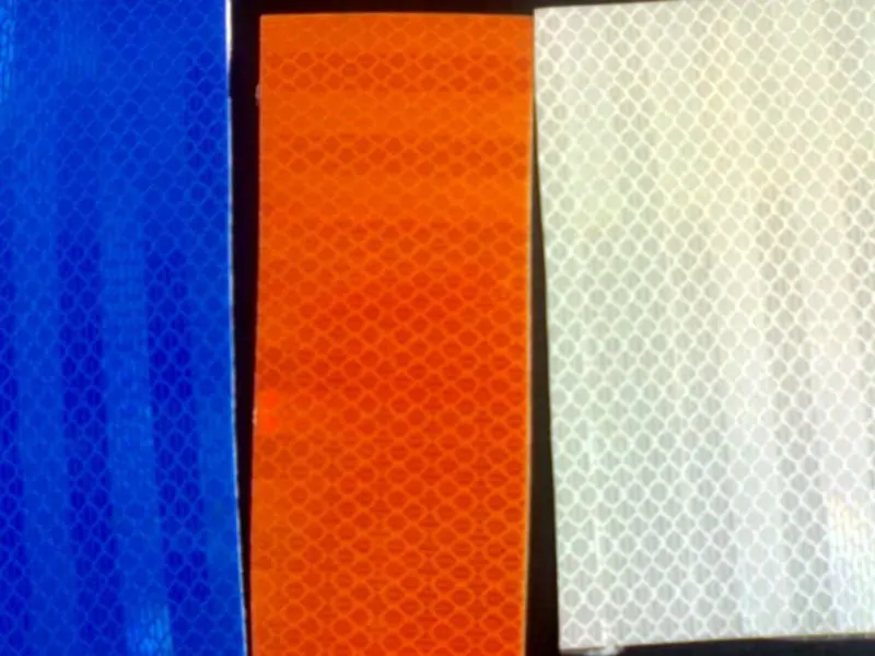 High Visibility 3-M Reflective Sheet Vinyl Stickers Safety Prismatic Plastic Tape