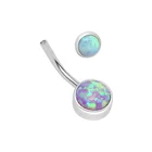 Piercing Belly Button Piercing Opal F136 Titanium Belly Button Ring Body Jewelry Piercing