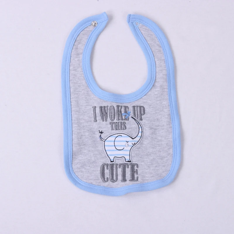 manufacturer hot sale anti-bacterial cotton High quality and comfort baby bibs baby clothes