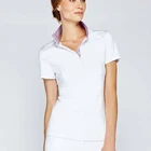 Women Short T Shirts Custom Racing Clothes Women Short Sleeves Equestrian Horse Riding Polo T Shirts