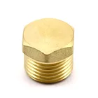 1/2 Brass Pex Fitting K711 Size 1/2 3/4 1 Brass Fittings Male Plug PEX Pipe Fittings