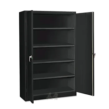 Black sandusky steel wall cabinet