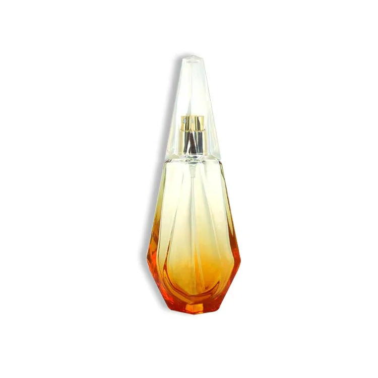 perfume in triangle bottle