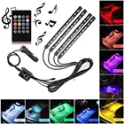 Led Car Music Light Gorgeous RGB Lighting Effects Music Control Car Atmosphere Lamp Sound Activated Light