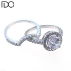 Ring Gold Diamond Cushion Cut Engagement Ring In Solid 14k/18k White Gold Moissanite Halo Diamond Ring Women Jewelry