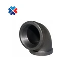Elbow 90 Degree Pipe Elbow BSPT NPT Threaded Hot Selling Galvanized Beaded Threaded Female Thread Pipe Fitting 90 Degree Elbow