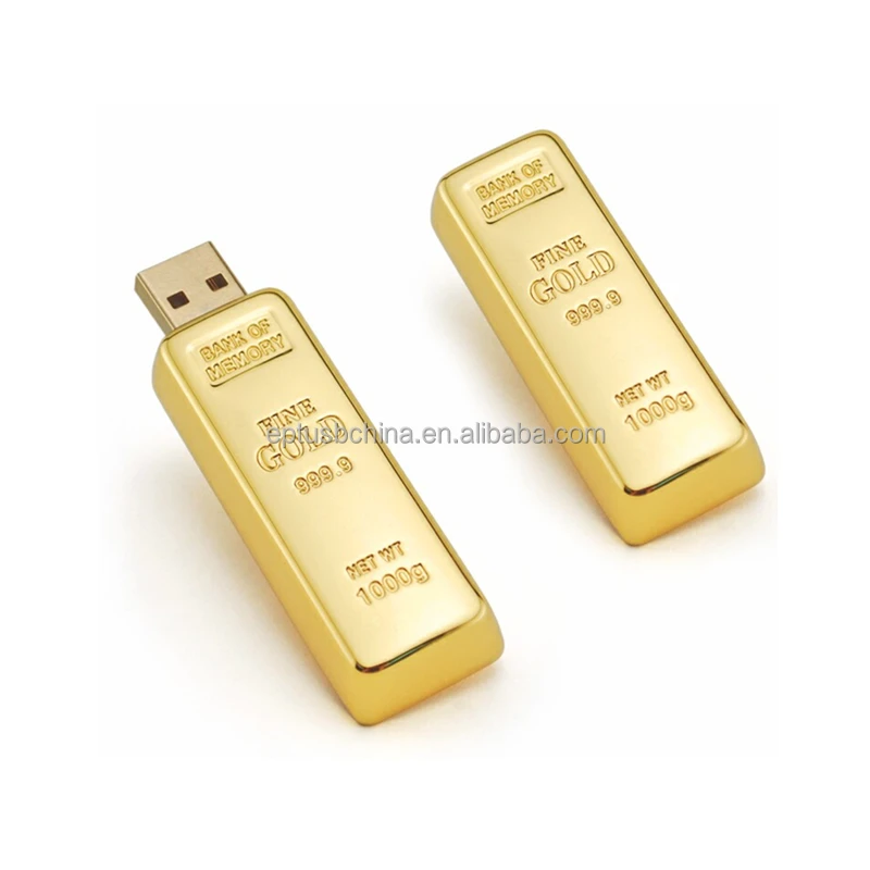 Pure Gold Bar 32GB USBメモリー www.elepha.com.br