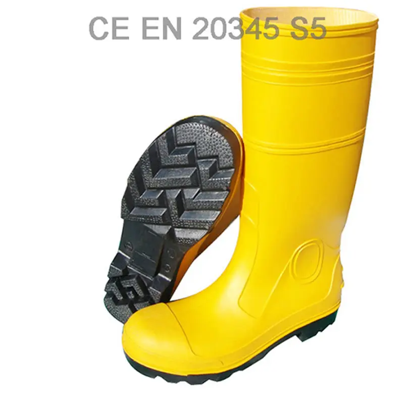 pvc safety boots