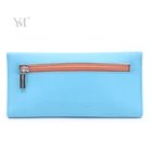 Blue Leather Bag Bag Makeup Bag Pvc Fashion Luxury Blue Pvc Leather Makeup Cosmetic Travel Bag Case With Logo