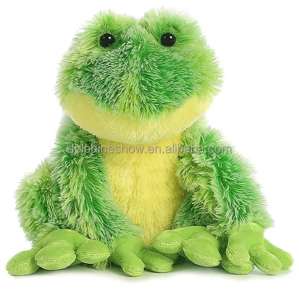 stuffed frog dog toy