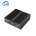 Cpu Mini Pc I3/i5/i7 Fanless Pc Intel 1037U/i3/i5/i7 CPU Multiple I/O Ports Fanless Mini Box PC
