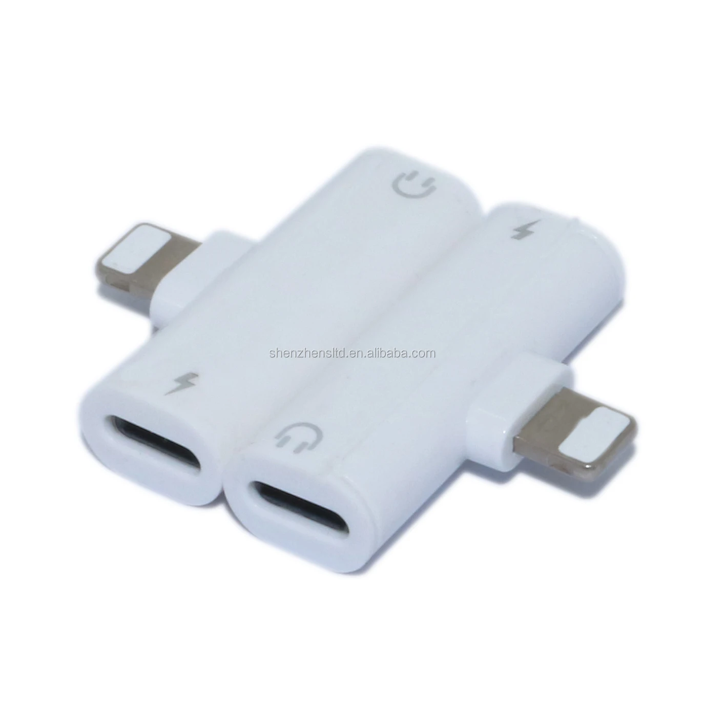 Auxiliary Audio Splitter Adapter For 