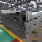 Gi Pipe Price Z275 Gi Hollow Section Structural Pre Galvanized Rectangular Pipes 60x60 Gi Shs