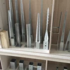 Fixman Bolt Down Metal Clamping Garden Fence Post Shoe