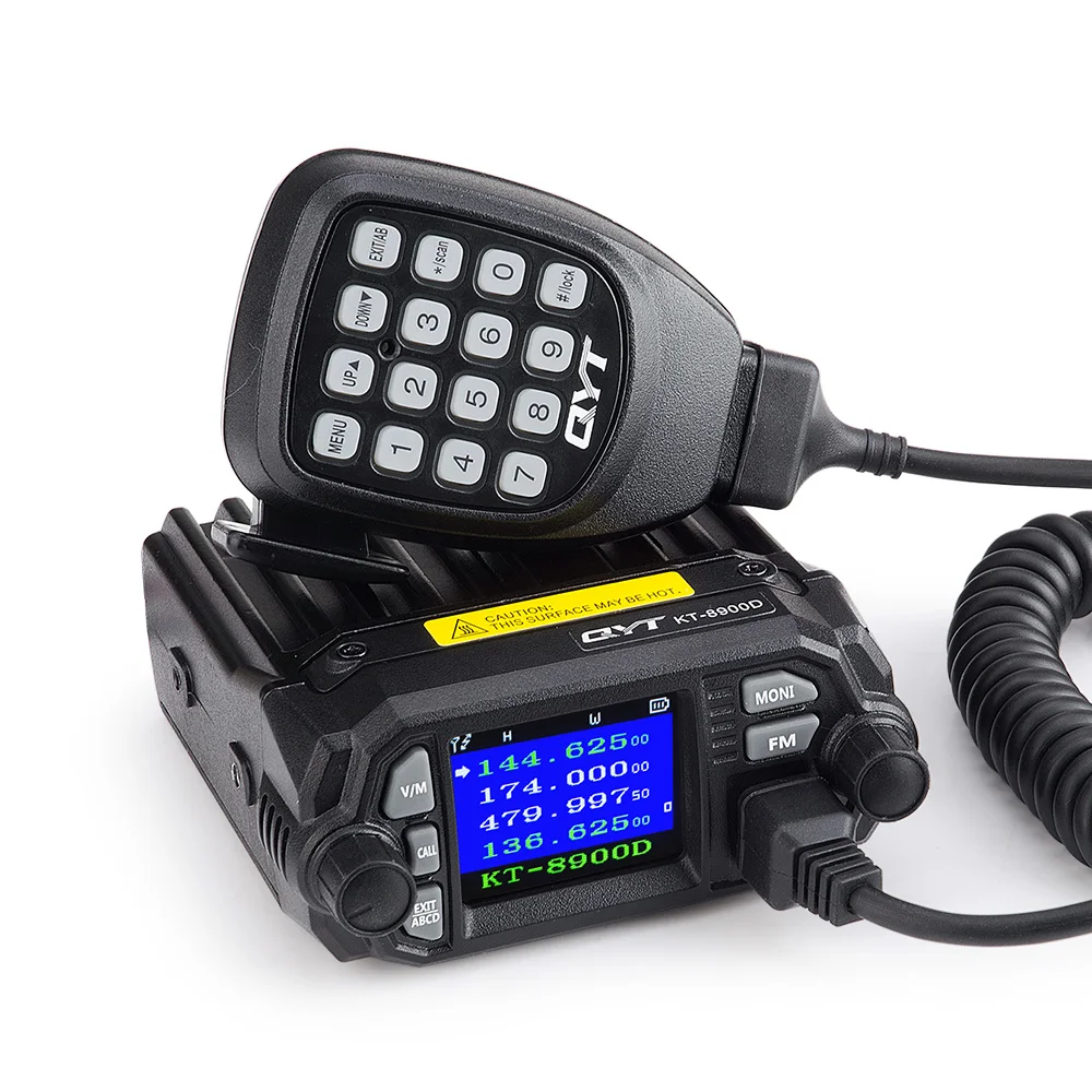 QYT KT-8900R Tri-Band UHF VHF 25W Car/Truck Ham Mobile Transceiver Two Way Radio 