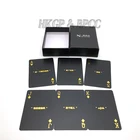 Poker Poker Playing Cards Plastic Material And 63 X 88 Mm Custom Printed Poker 100% Plastic Playing Cards