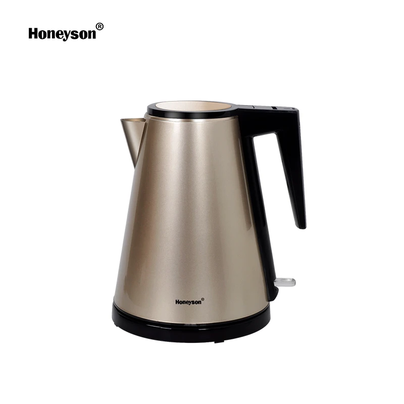 Honeyson hot hotel luxury double wall multifunction electric kettle